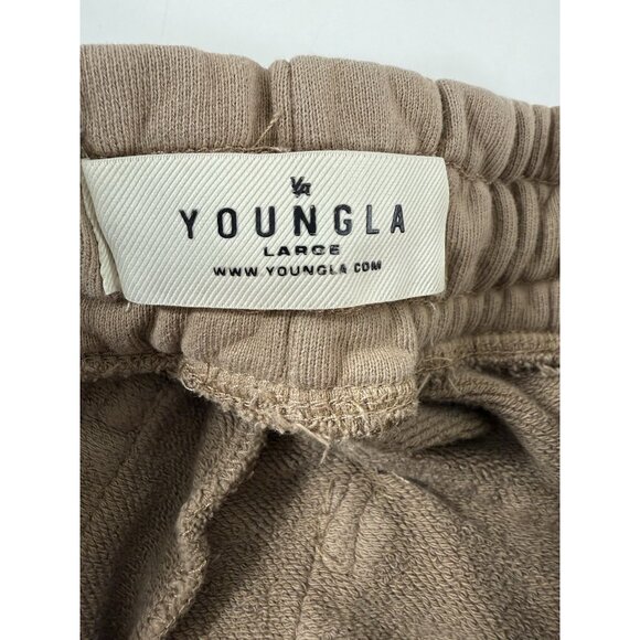 YoungLA Mens Rambo Cargo Joggers Size Large French Terry Sweatpants - Picture 4 of 10